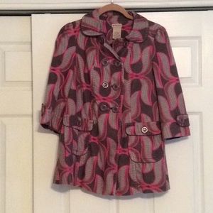 🌺 ANTHROPOLOGIE Double Breasted Jacket